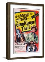 Grand Canyon Trail, from Left: Jane Frazee, Roy Rogers, 1948-null-Framed Art Print