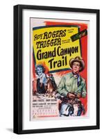 Grand Canyon Trail, from Left: Jane Frazee, Roy Rogers, 1948-null-Framed Art Print