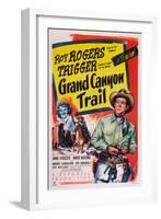 Grand Canyon Trail, from Left: Jane Frazee, Roy Rogers, 1948-null-Framed Art Print