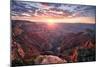 Grand Canyon View-Stefan Hefele-Mounted Giclee Print