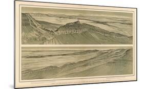 Grand Canyon: Views of the Marble Canon Platform, c.1882-William Henry Holmes-Mounted Art Print