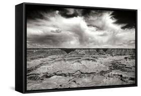 Grand Canyon Winds BW-Douglas Taylor-Framed Stretched Canvas