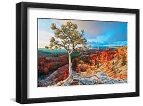 Grand Canyon - Winter Sunrise-null-Framed Art Print