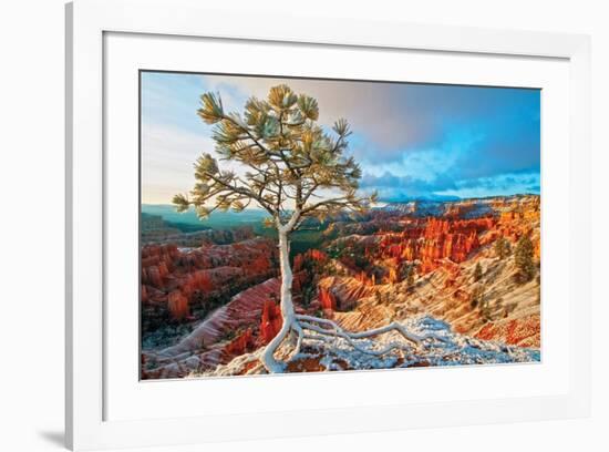 Grand Canyon - Winter Sunrise-null-Framed Art Print