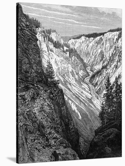 Grand Canyon, Yellowstone National Park, USA, 19th Century-Taylor-Stretched Canvas