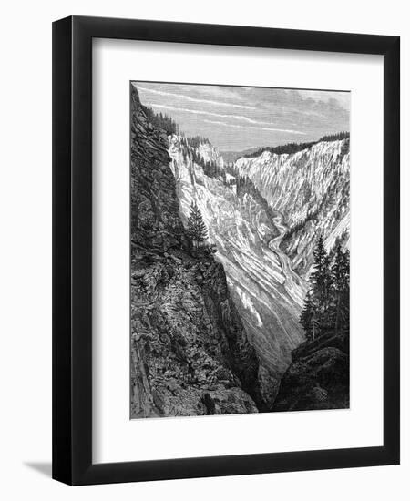 Grand Canyon, Yellowstone National Park, USA, 19th Century-Taylor-Framed Giclee Print