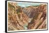 Grand Canyon, Yellowstone Park, Montana-null-Framed Stretched Canvas