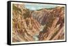 Grand Canyon, Yellowstone Park, Montana-null-Framed Stretched Canvas