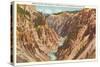 Grand Canyon, Yellowstone Park, Montana-null-Stretched Canvas