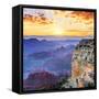 Grand Canyon-vent du sud-Framed Stretched Canvas