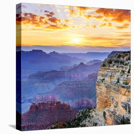 Grand Canyon-vent du sud-Stretched Canvas