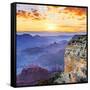 Grand Canyon-vent du sud-Framed Stretched Canvas