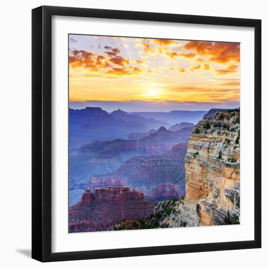 Grand Canyon-vent du sud-Framed Photographic Print