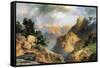 Grand Canyon-Thomas Moran-Framed Stretched Canvas