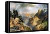 Grand Canyon-Thomas Moran-Framed Stretched Canvas