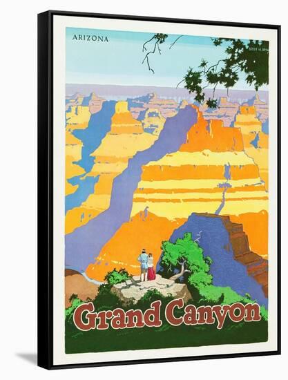 Grand Canyon-Oscar M. Bryn-Framed Stretched Canvas