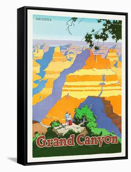 Grand Canyon-Oscar M. Bryn-Framed Stretched Canvas