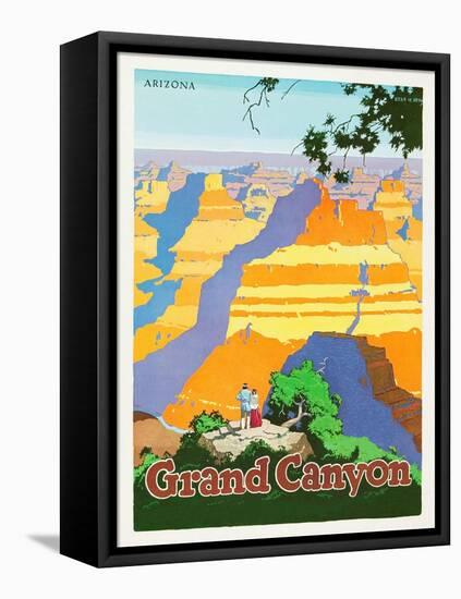Grand Canyon-Oscar M. Bryn-Framed Stretched Canvas