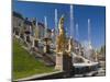 Grand Cascade Fountains, Peterhof, Saint Petersburg, Russia-Walter Bibikow-Mounted Premium Photographic Print