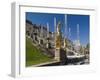 Grand Cascade Fountains, Peterhof, Saint Petersburg, Russia-Walter Bibikow-Framed Photographic Print