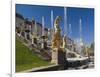 Grand Cascade Fountains, Peterhof, Saint Petersburg, Russia-Walter Bibikow-Framed Photographic Print