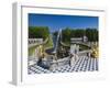 Grand Cascade Fountains, Peterhof, Saint Petersburg, Russia-Walter Bibikow-Framed Premium Photographic Print