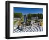 Grand Cascade Fountains, Peterhof, Saint Petersburg, Russia-Walter Bibikow-Framed Photographic Print