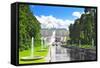 Grand Cascade in Pertergof, Saint-Petersburg, Russia.-Brian K-Framed Stretched Canvas