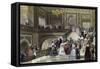 Grand Celebration at Palace of Versailles, 1840-1850, by Eugene Louis Lami (1800-1890)-null-Framed Stretched Canvas