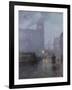 Grand Central and the Biltmore in Hazy Twilight-Lowell Birge Harrison-Framed Giclee Print