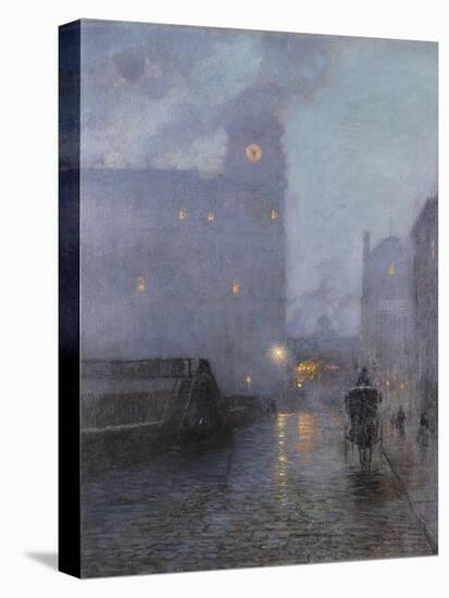 Grand Central and the Biltmore in Hazy Twilight-Lowell Birge Harrison-Stretched Canvas
