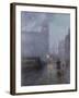 Grand Central and the Biltmore in Hazy Twilight-Lowell Birge Harrison-Framed Premium Giclee Print