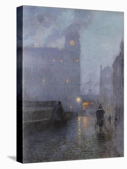 Grand Central and the Biltmore in Hazy Twilight-Lowell Birge Harrison-Stretched Canvas