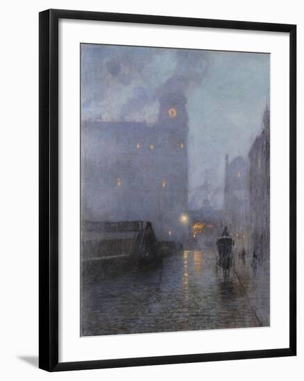 Grand Central and the Biltmore in Hazy Twilight-Lowell Birge Harrison-Framed Giclee Print