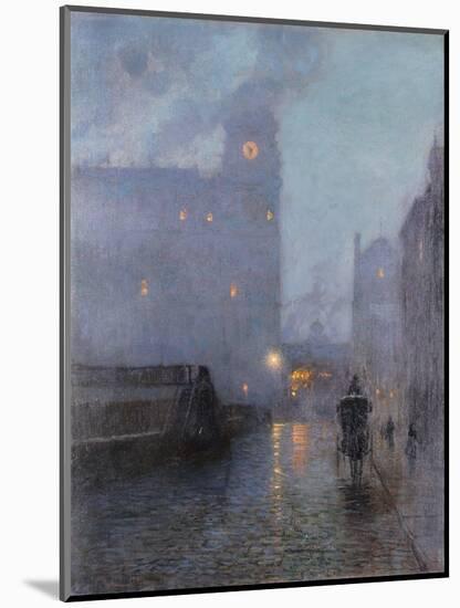 Grand Central and the Biltmore in Hazy Twilight-Lowell Birge Harrison-Mounted Giclee Print