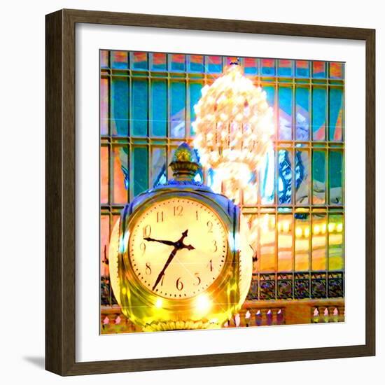 Grand Central Clock, New York-Tosh-Framed Art Print