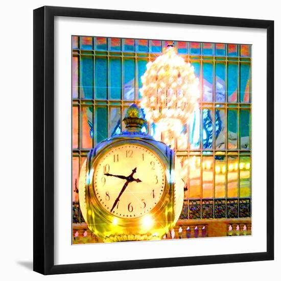 Grand Central Clock, New York-Tosh-Framed Art Print