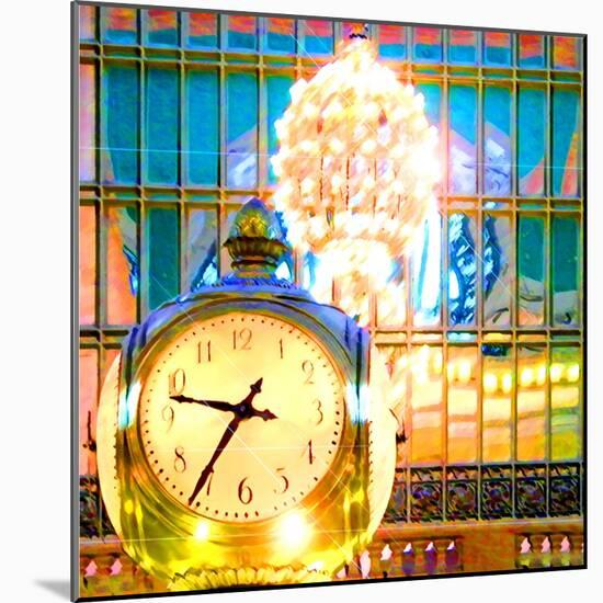 Grand Central Clock, New York-Tosh-Mounted Art Print