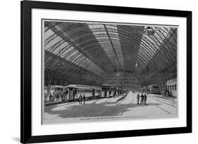 Grand Central Depot, New York, Interior View.-null-Framed Giclee Print