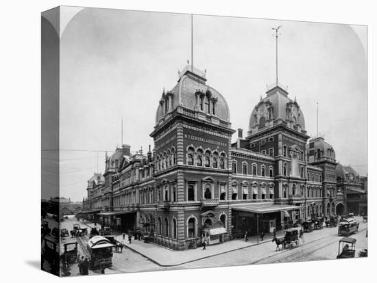 Grand Central Depot, New York-A.P. Yates-Stretched Canvas