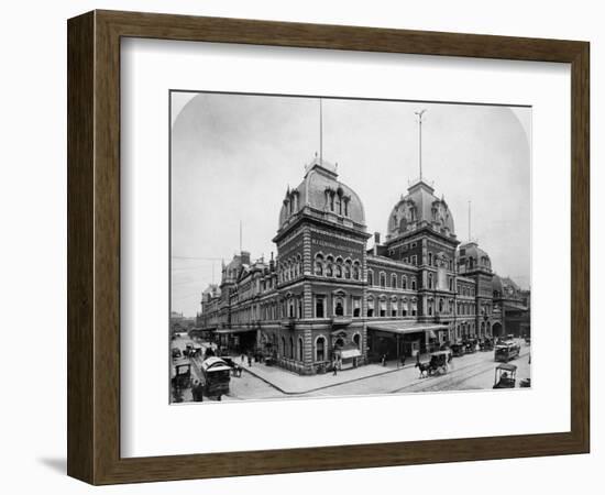 Grand Central Depot, New York-A.P. Yates-Framed Photographic Print