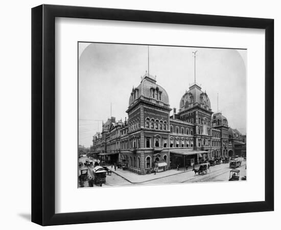 Grand Central Depot, New York-A.P. Yates-Framed Photographic Print