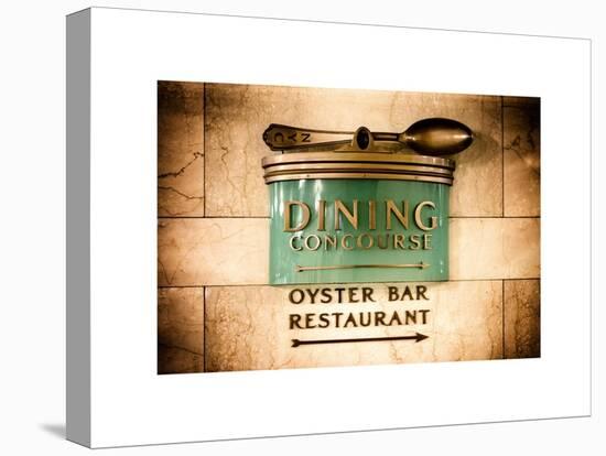 Grand Central Dining Concourse Sign - Grand Central Terminal - Manhattan - New York City-Philippe Hugonnard-Stretched Canvas