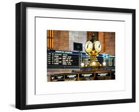 Grand Central Dining Concourse Sign - Grand Central Terminal - Manhattan - New York City-Philippe Hugonnard-Framed Art Print