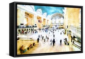 Grand Central NYC-Philippe Hugonnard-Framed Stretched Canvas