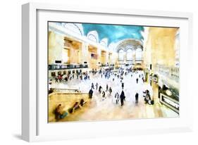 Grand Central NYC-Philippe Hugonnard-Framed Giclee Print