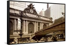 Grand Central Station - 42nd Street - Manhattan - New York City - United States-Philippe Hugonnard-Framed Stretched Canvas