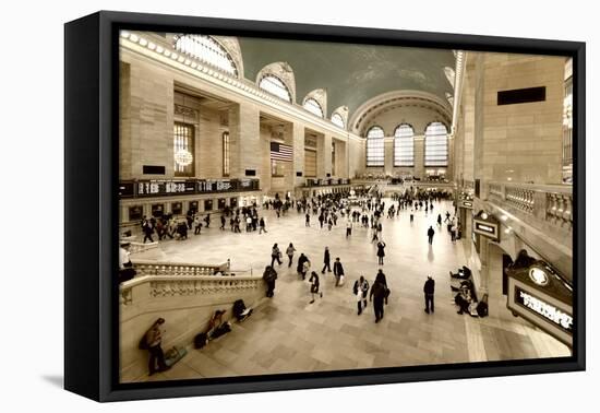 Grand Central Station - 42nd Street - Manhattan - New York City - United States-Philippe Hugonnard-Framed Stretched Canvas