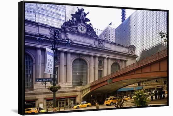 Grand Central Station - 42nd Street - Manhattan - New York City - United States-Philippe Hugonnard-Framed Stretched Canvas