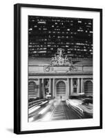 Grand Central Station at Night-Chris Bliss-Framed Art Print